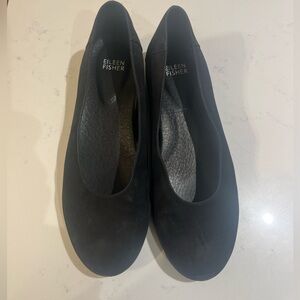 Eileen Fisher, Una hidden wedge ballet flat, black size 8